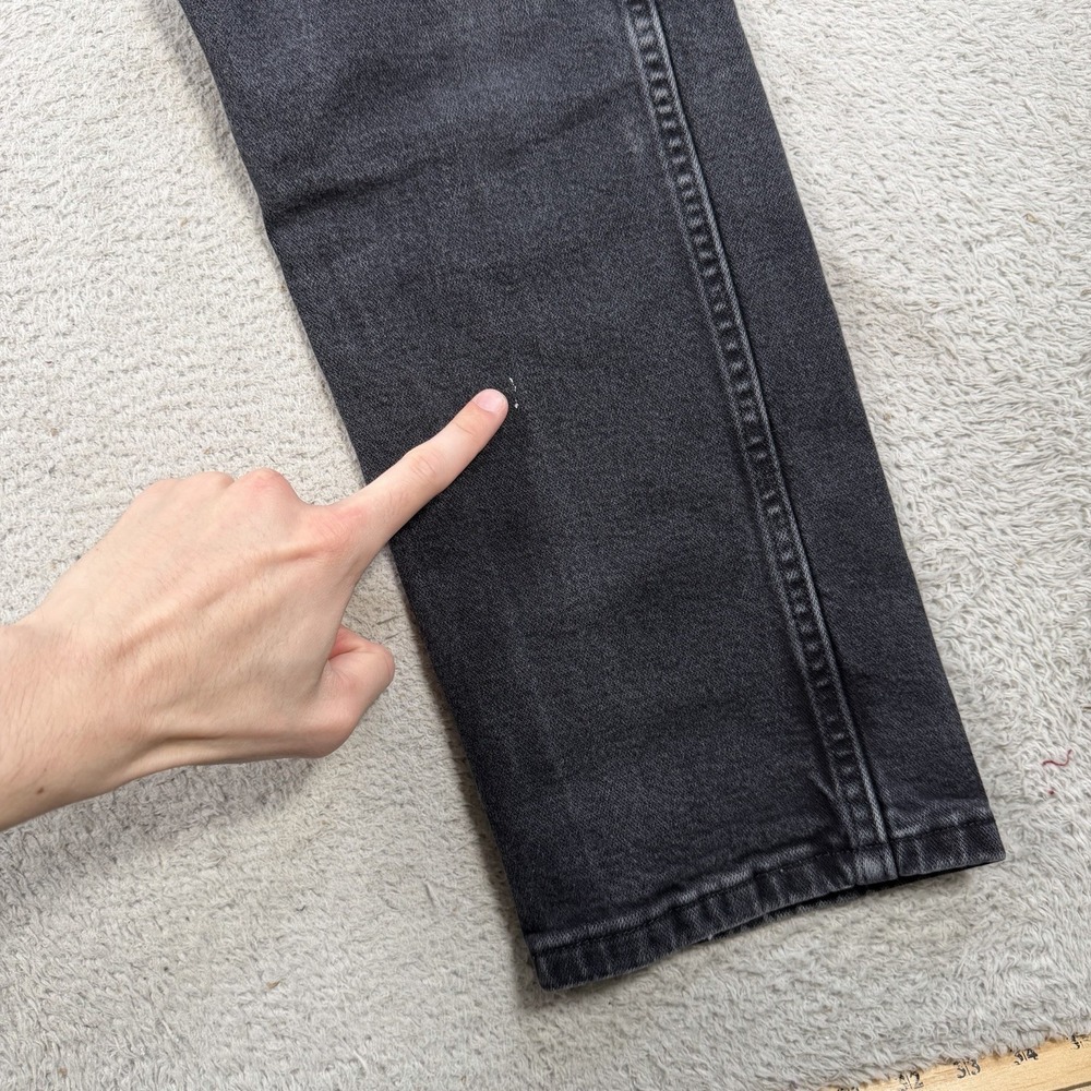 Wrangler Jeans Men 34x30 (Fit 32x30) Black Straight Leg 4020 Western Rodeo Denim - Picture 3 of 9